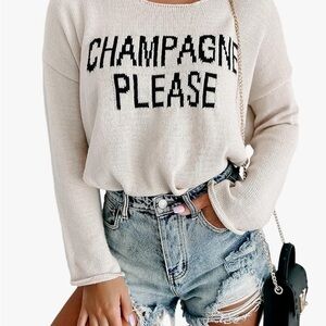 Miracle Cream Knit with Black Label